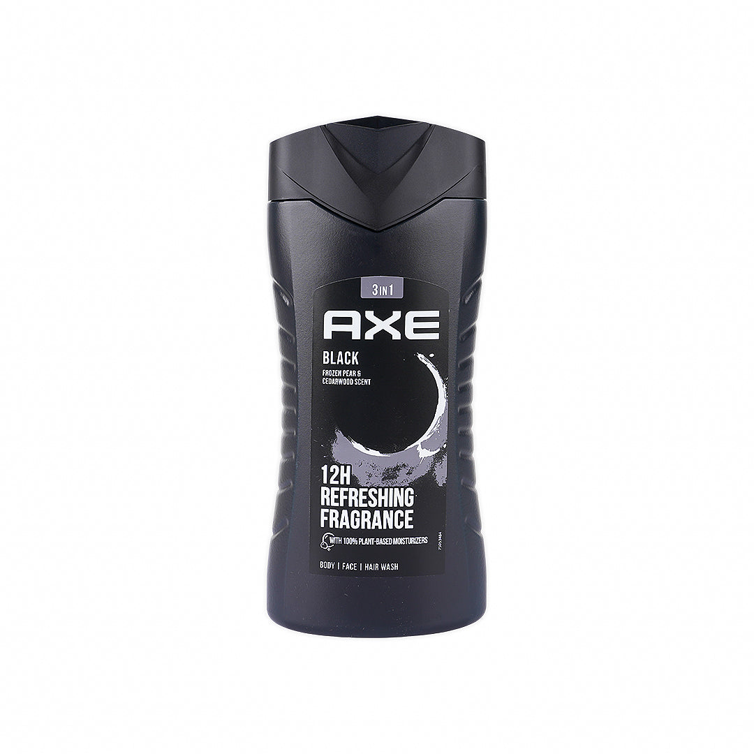 Axe 3in1 Body, Face & Hair Wash 250ml - Black