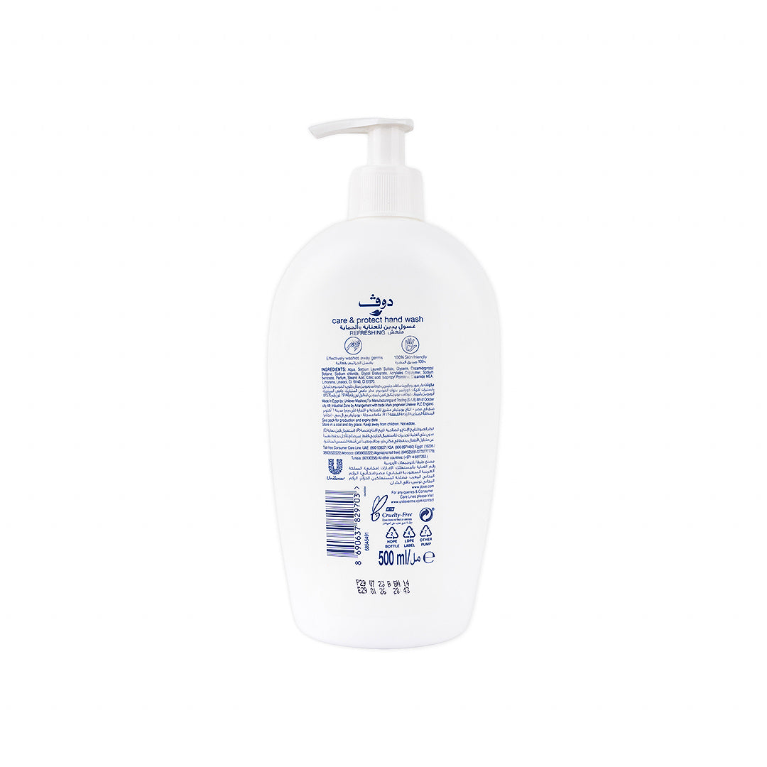 Dove Care & Protect Refreshing Hand Wash 500ml