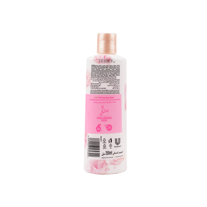 51822-Lux Soft Rose Body Wash 250ml +1