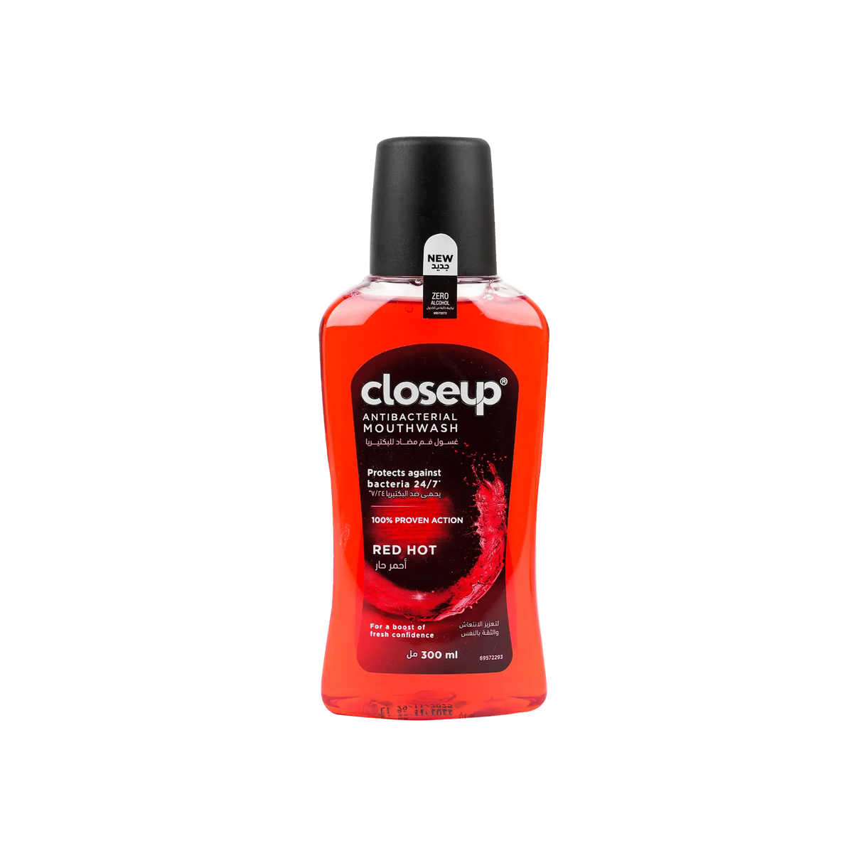 51824-Closeup Red Hot Mouth Wash 300ml