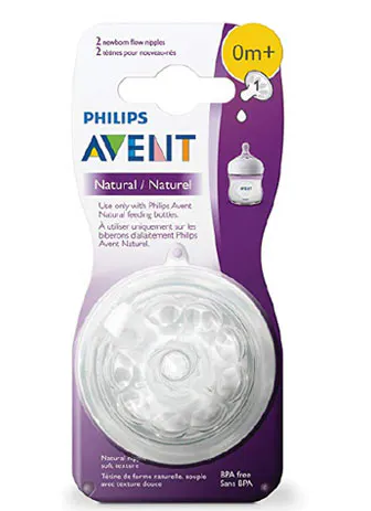 Avent Natural 2.0 Teats 0M+ X2-SCF041/27