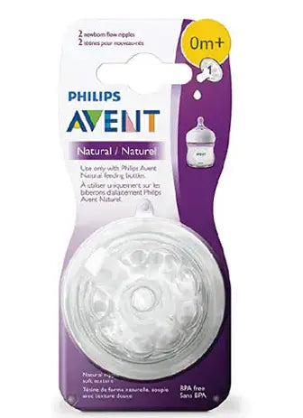 Avent Natural Teat 0m+ 2Pcs-F041/27(PA469)
