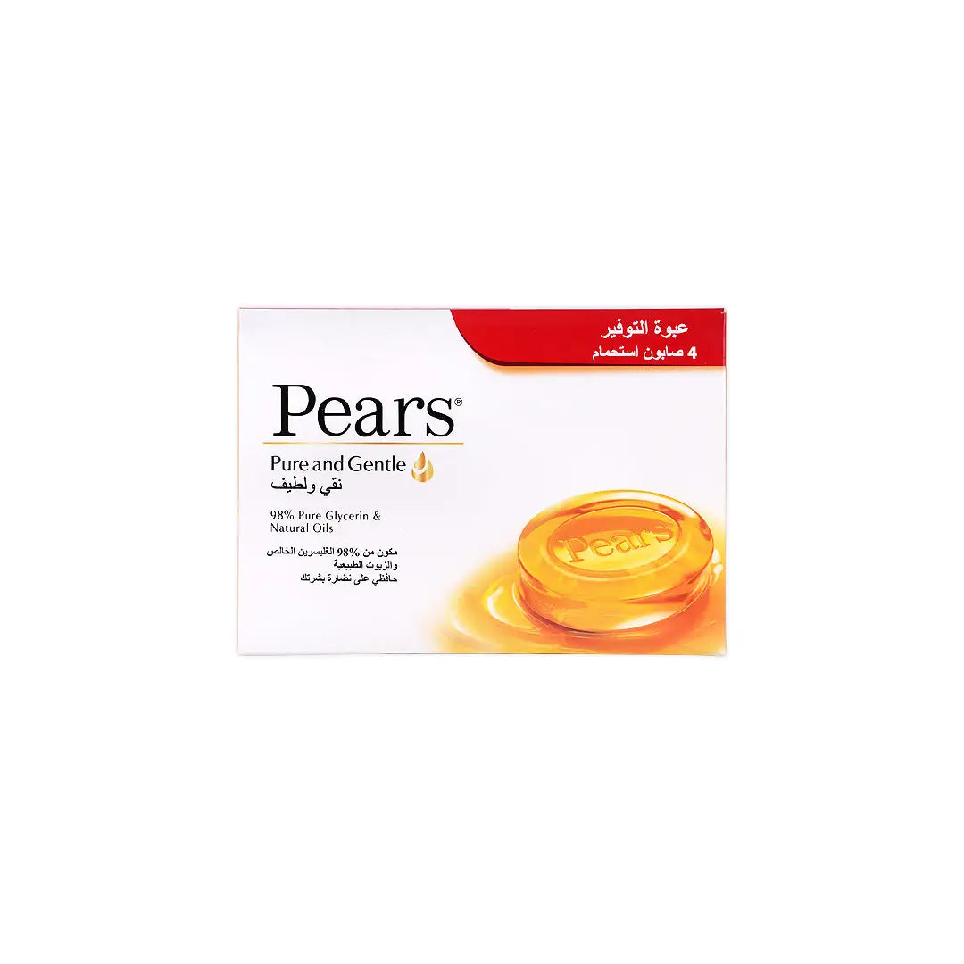 Pears Pure & Gentle Bar 125gm-Value Pack 4pcs