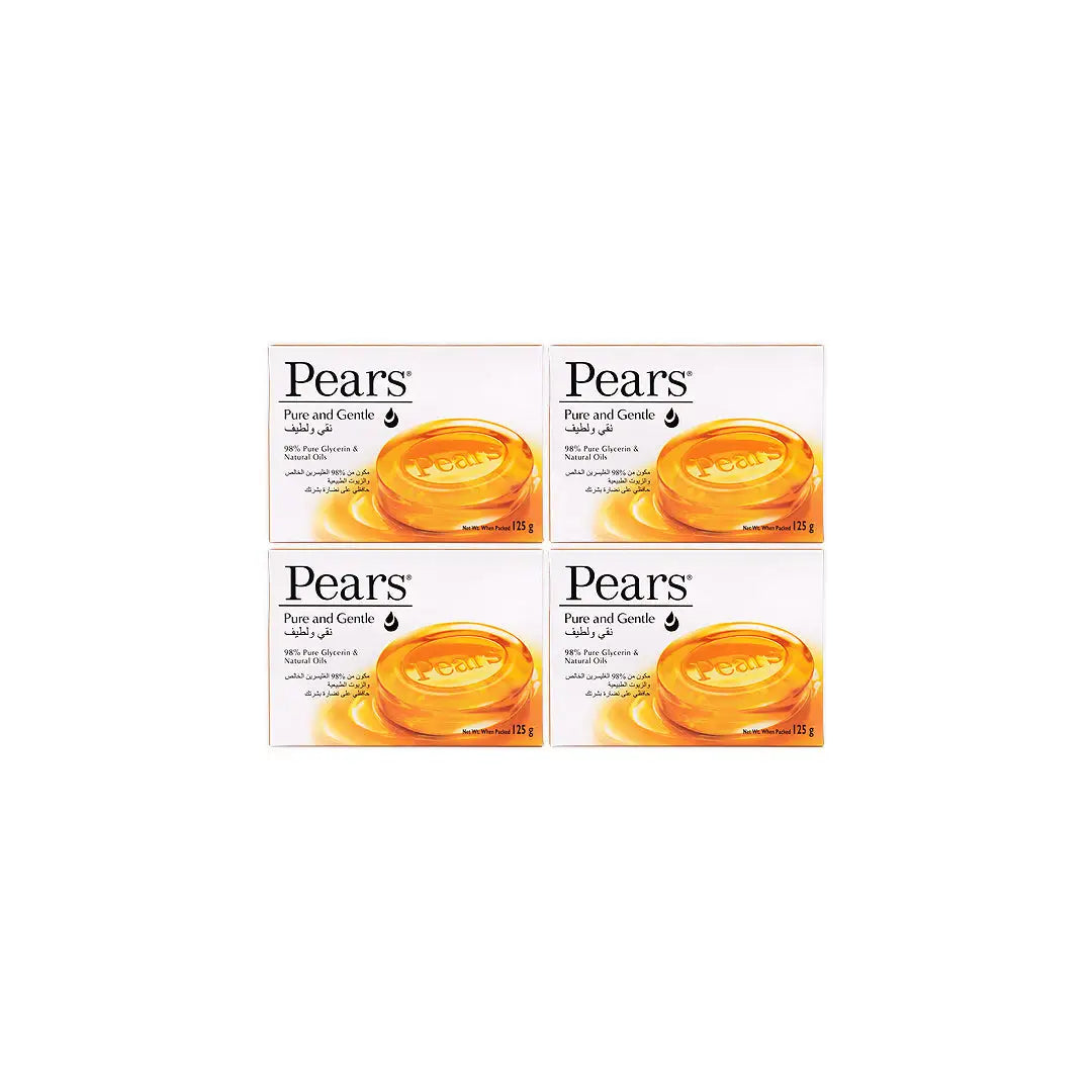 Pears Pure & Gentle Bar 125gm-Value Pack 4pcs