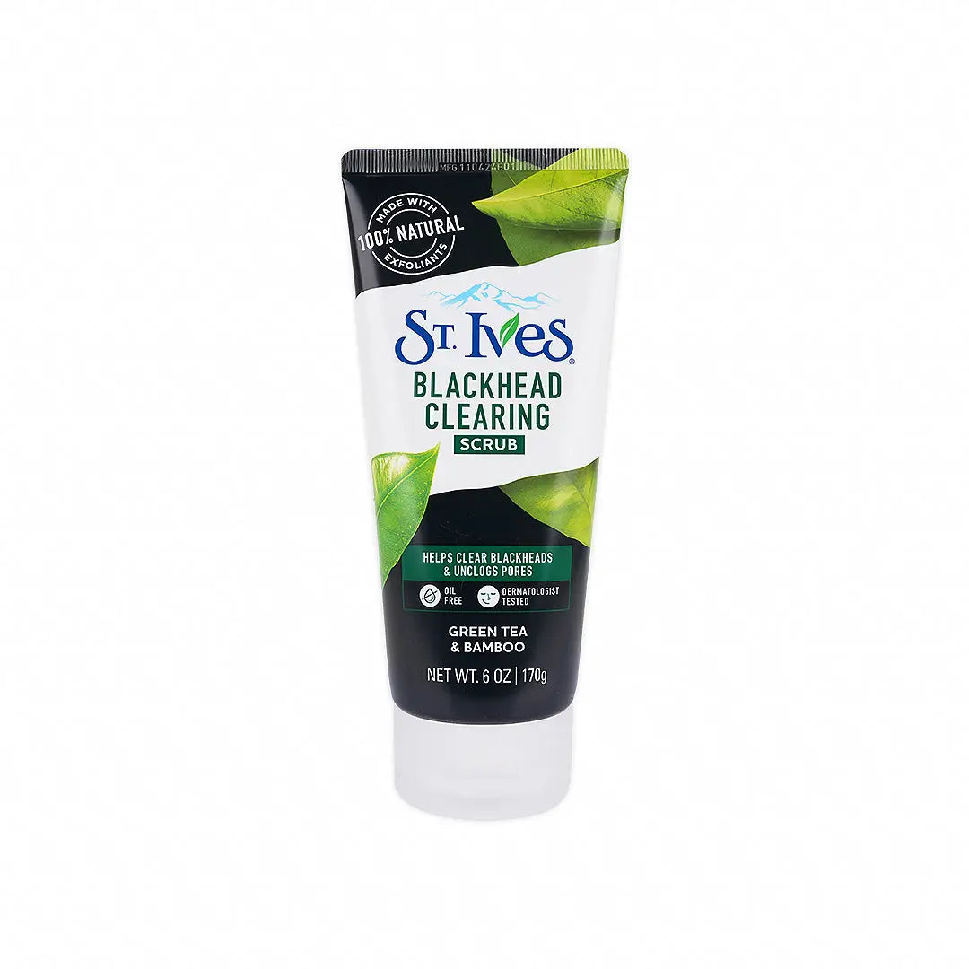 St.Ives Blackhead Clearing Scrub 170g-Green Tea & Bamboo