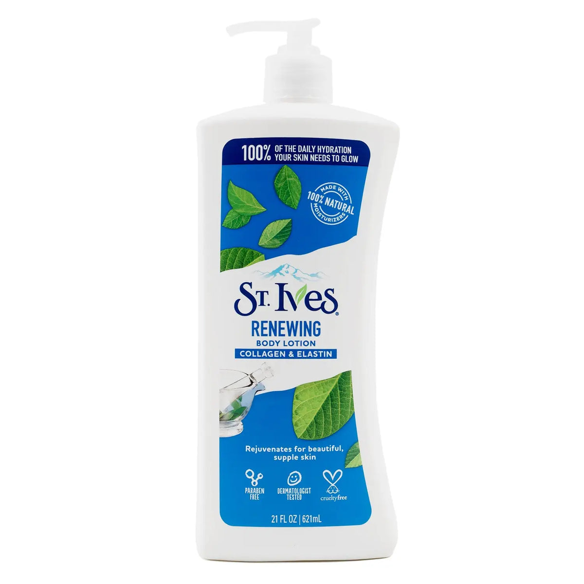 51843-St.Ives Renewing Body Lotion 621ml-Collagen & Elastin