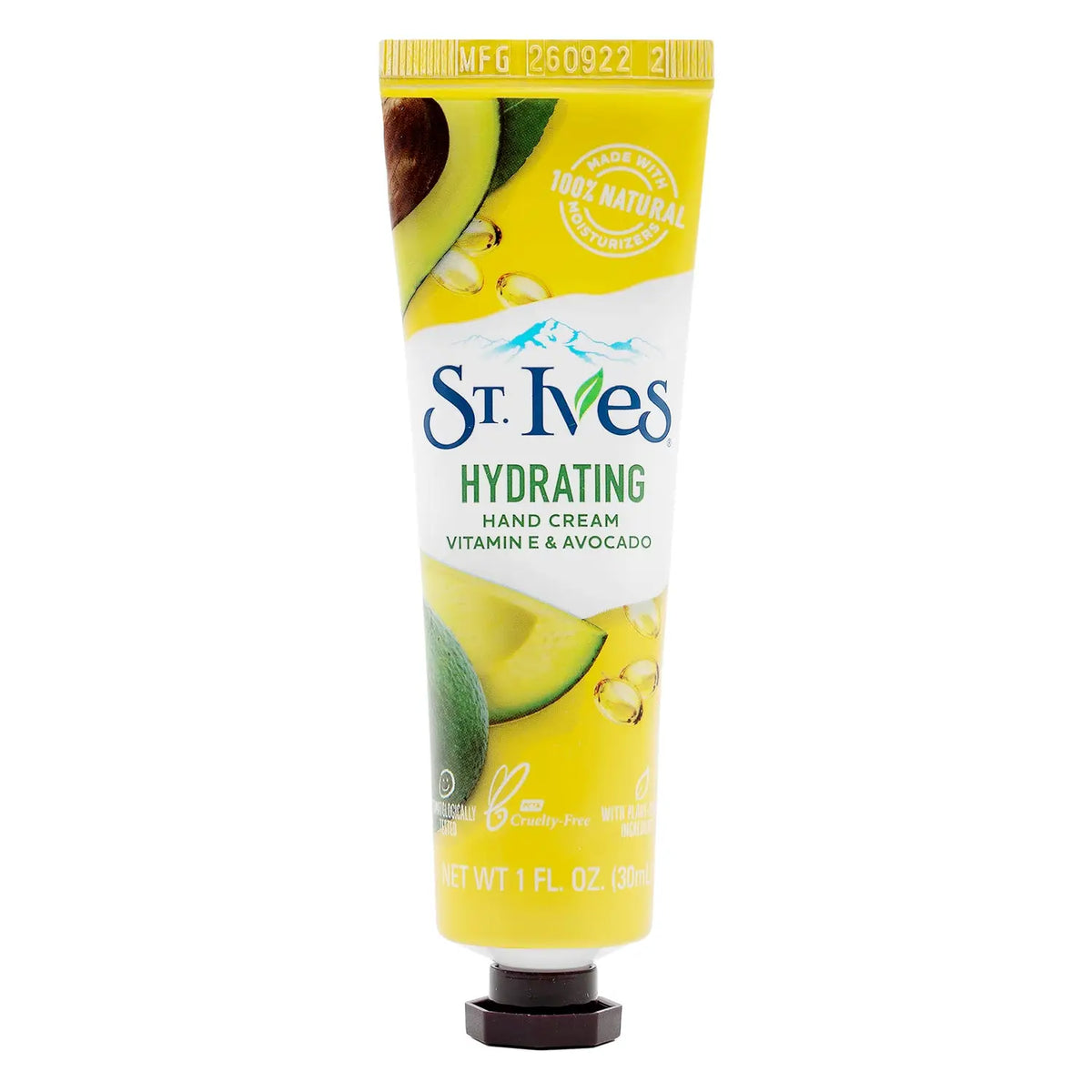 51847-St.Ives Hydrating Hand Cream 30ml-Vitamin E & Avocado