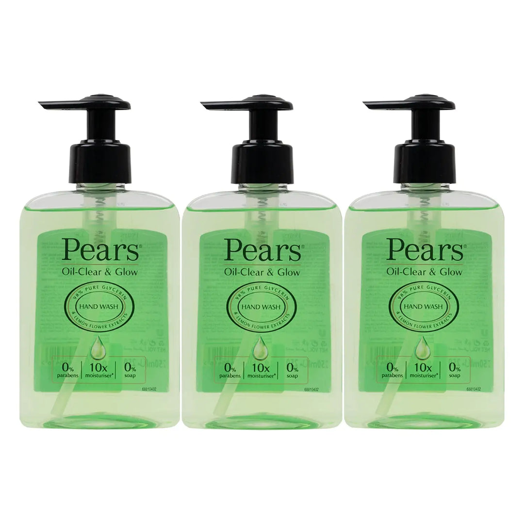 51864-Pears Oil Clear &amp; Glow  Hand Wash 250ml - 2+1 Offer
