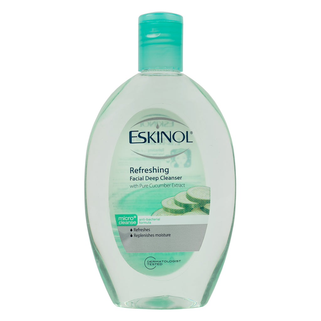Eskinol Refreshing Facial Deep Cleanser 225ml-Cucumber