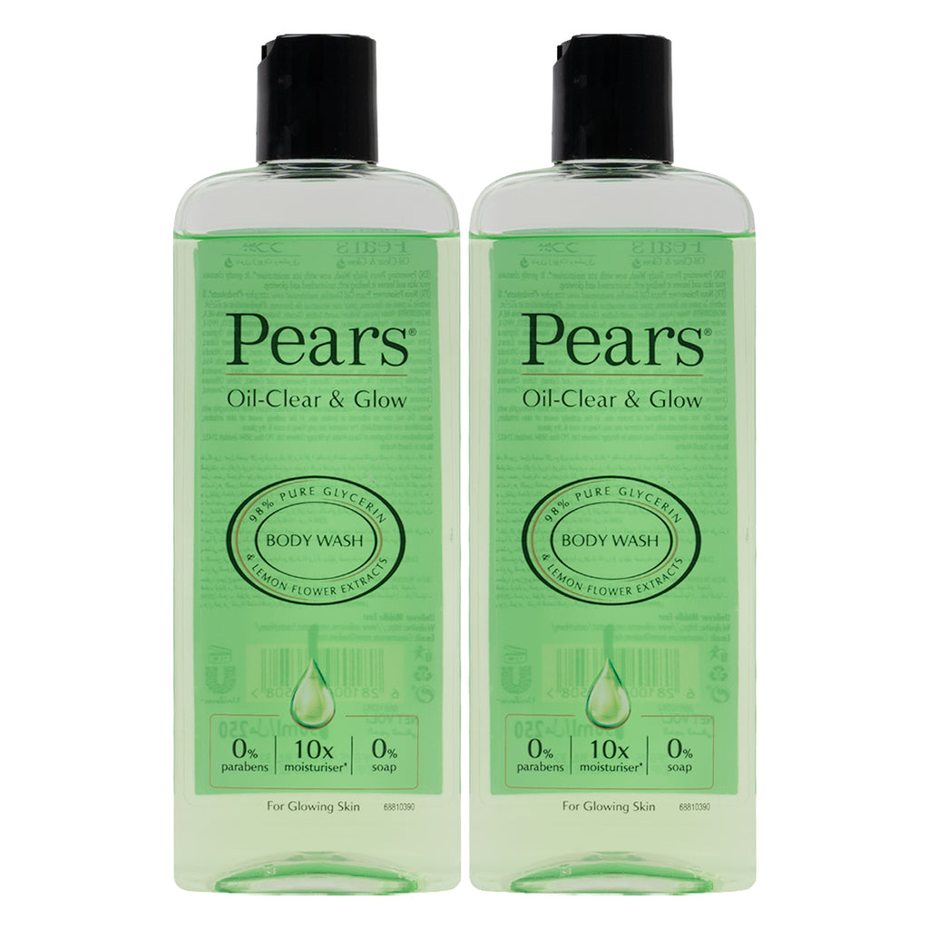 Pears Oil Clear & Glow  Body Wash 250ml - 1+1 Offer