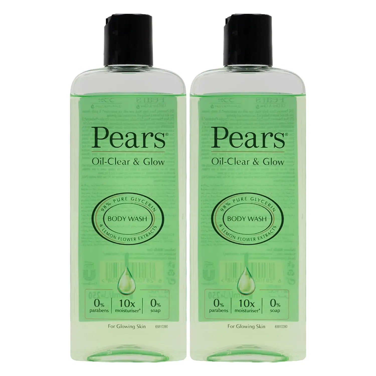 Pears Oil Clear & Glow  Body Wash 250ml - 1+1 Offer