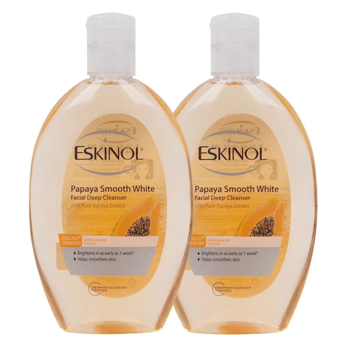 51884-Eskinol Smooth White Facial DeepCleanser225ml-Papaya1+1Offer
