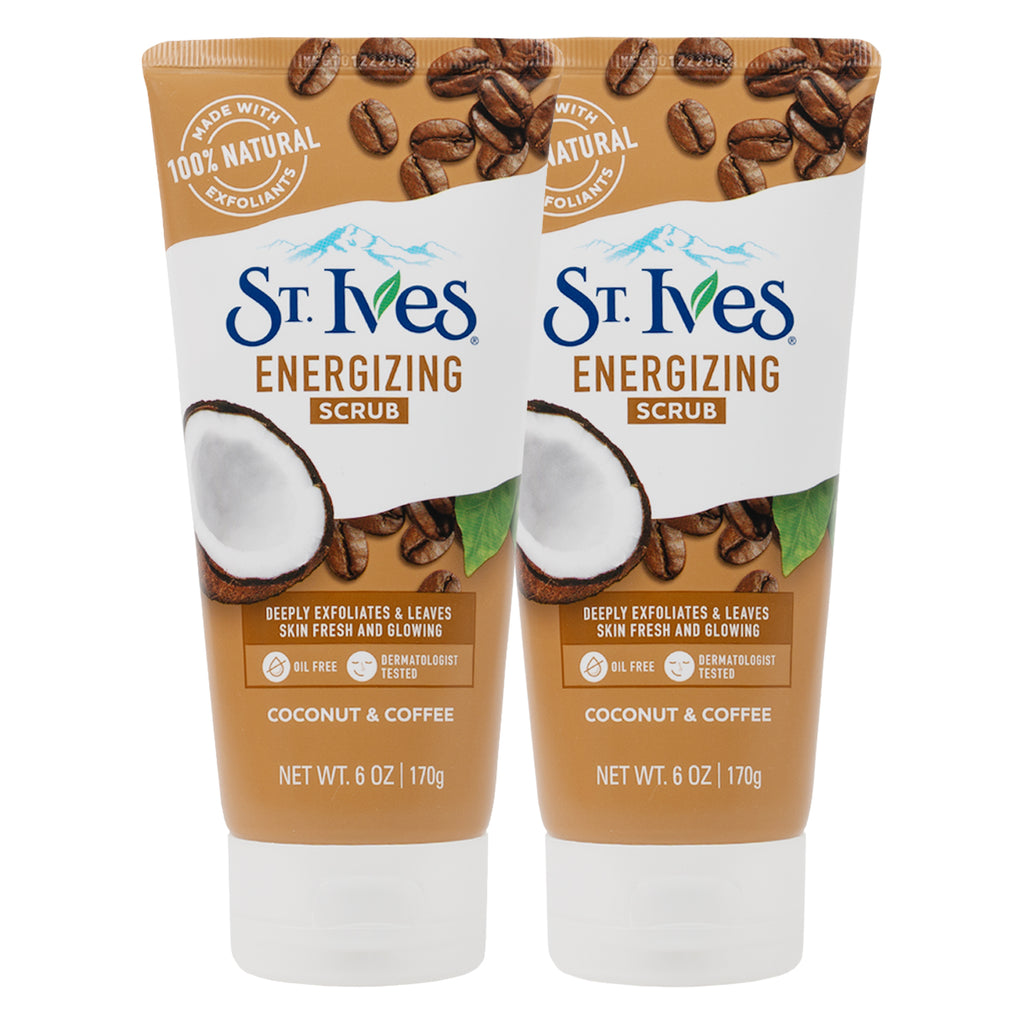 St.Ives Energizing Scrub 170g-Coconut & Coffee 1+1 Offer
