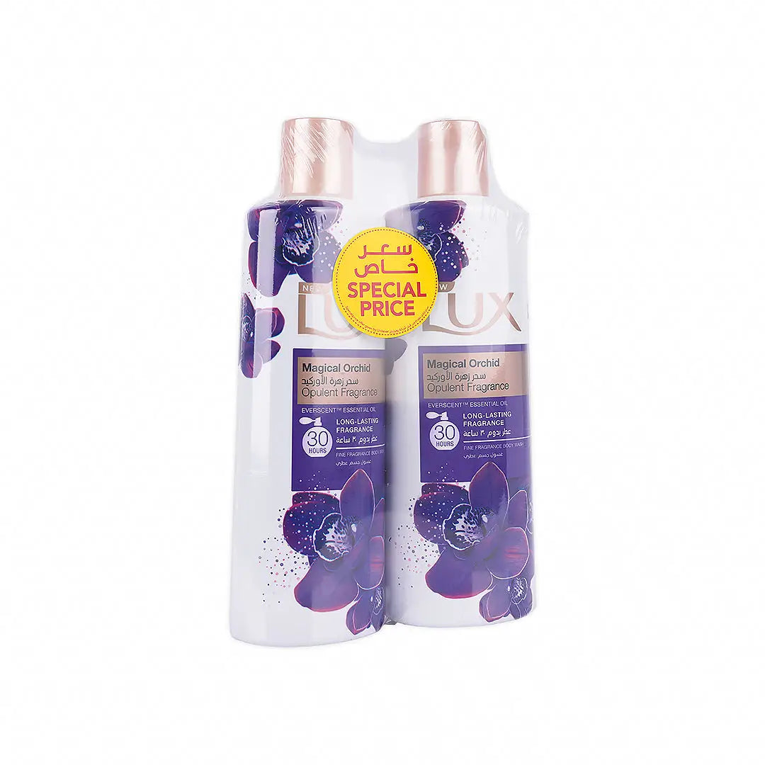 Lux Magical Orchid Body Wash 2X250ml 10% Off