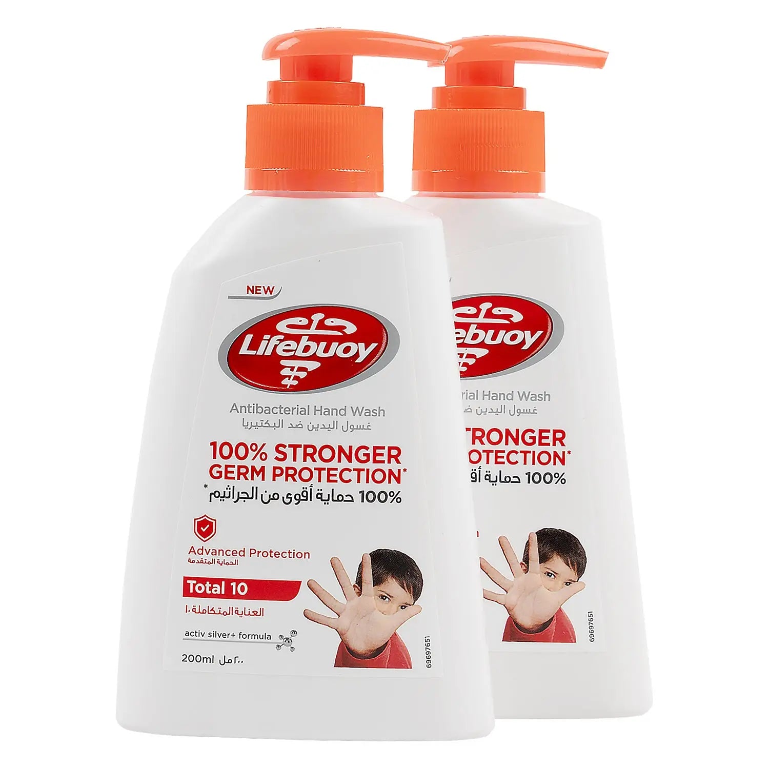 Lifebuoy Hand Wash 2X200ml-Total 10