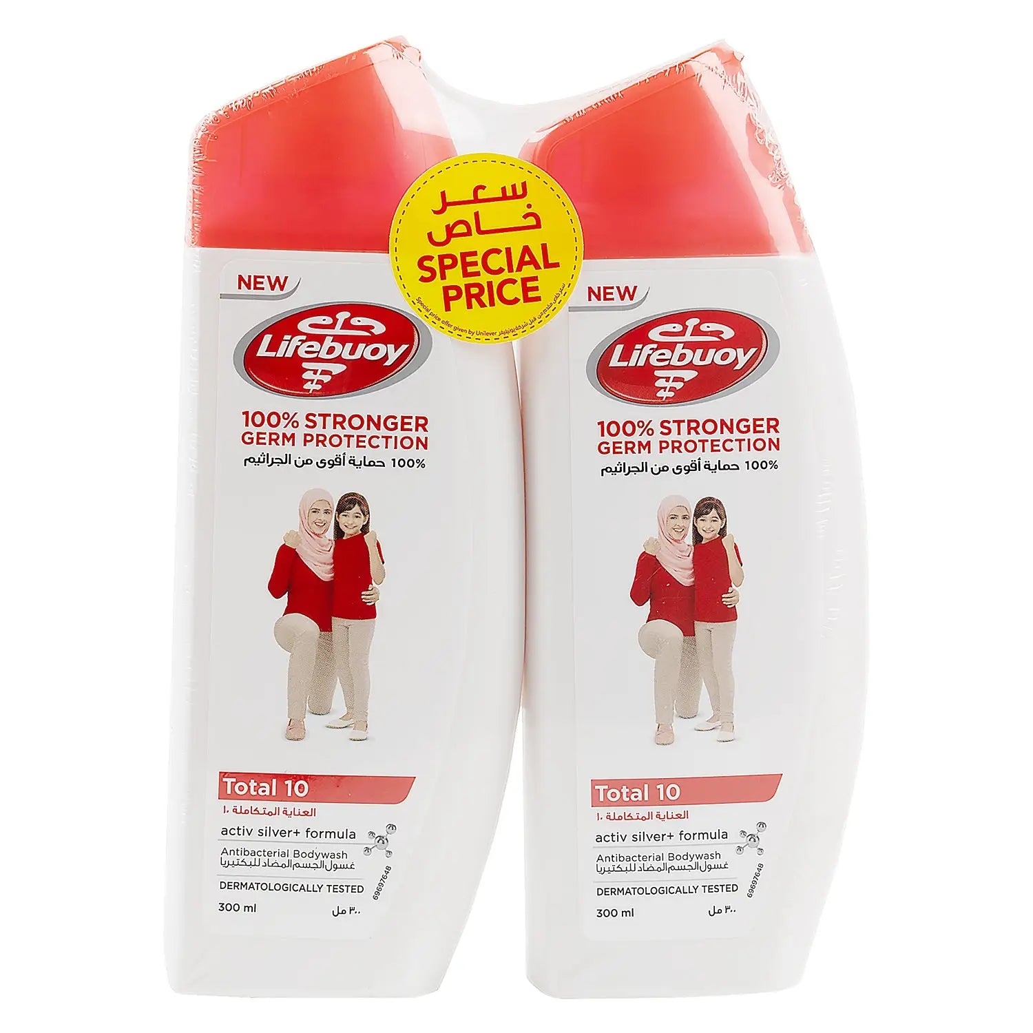 Lifebuoy Bodywash 2X300ml-Total 10