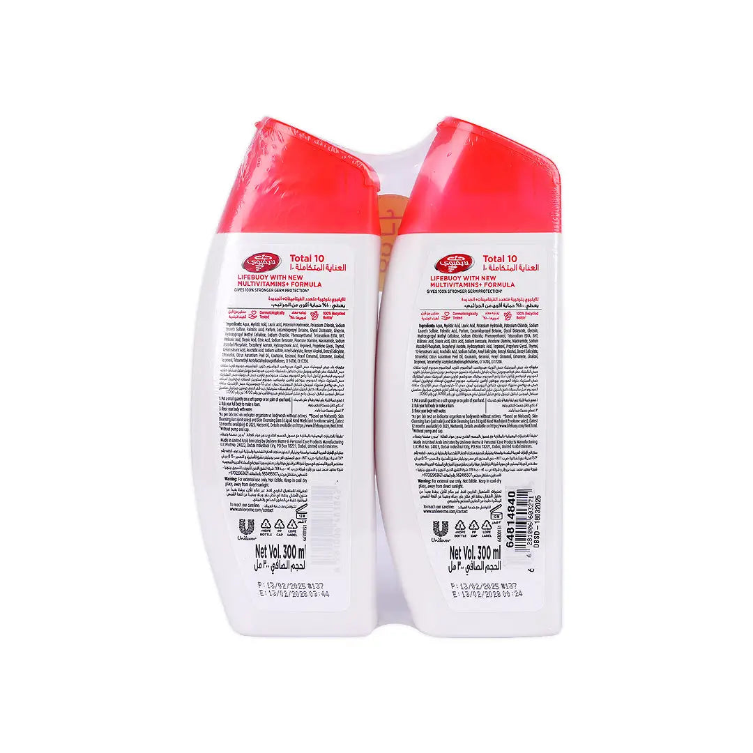 51908-Lifebuoy Bodywash 2X300ml-Total 10 +1