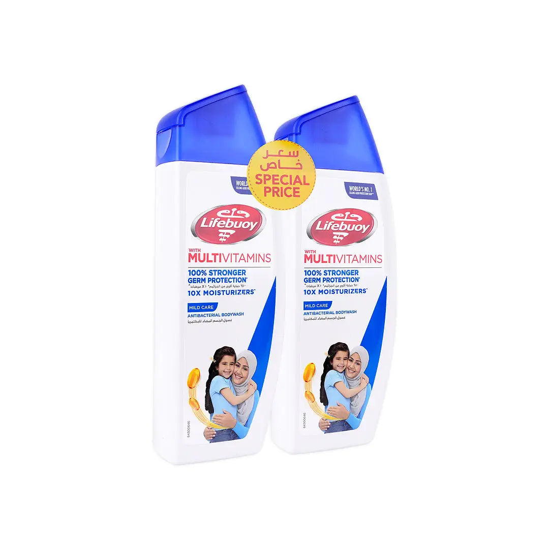 51910-Lifebuoy Bodywash 2X300ml-Mild Care +2