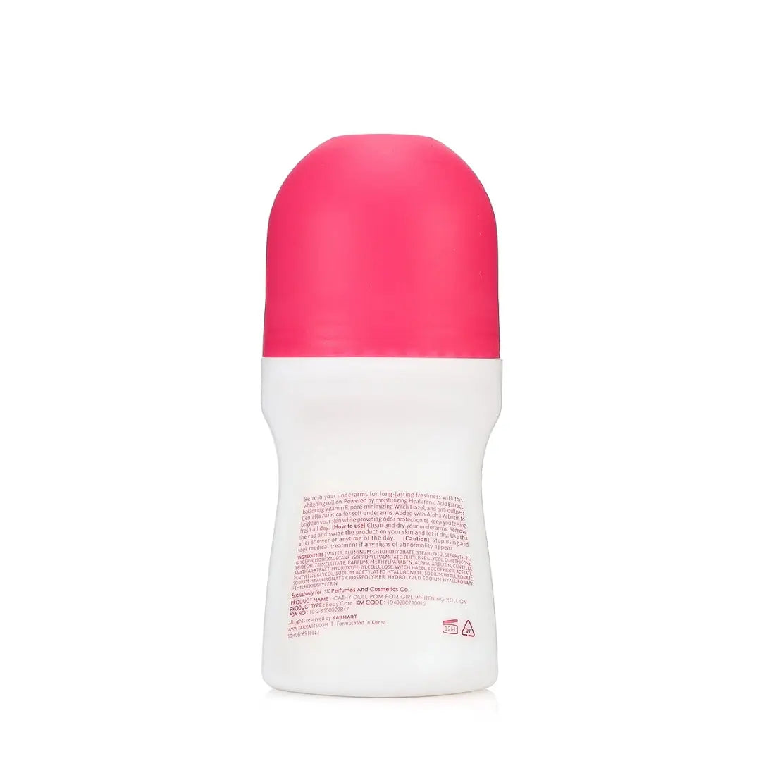 51923-Cathy Doll Pom Pom Girl Whitening Roll On 50ml +1