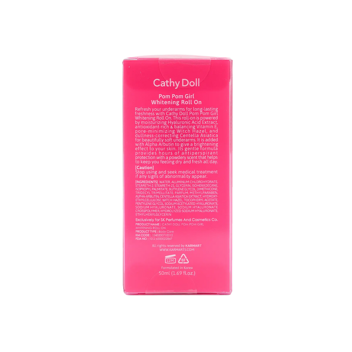 51923-Cathy Doll Pom Pom Girl Whitening Roll On 50ml +5