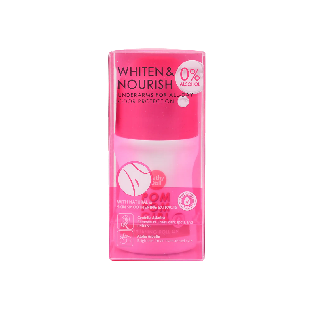 51923-Cathy Doll Pom Pom Girl Whitening Roll On 50ml +2