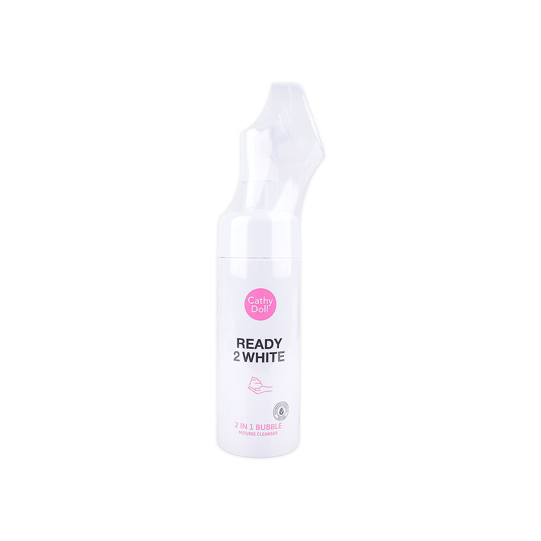 cathy doll ready 2 white 2 in 1 bubble mousse cleanser 120ml