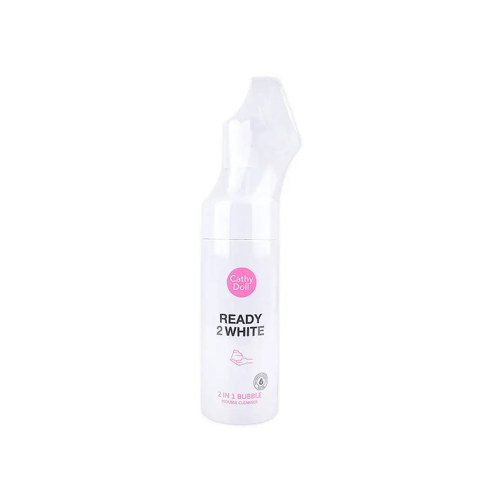 cathy doll ready 2 white 2 in 1 bubble mousse cleanser 120ml