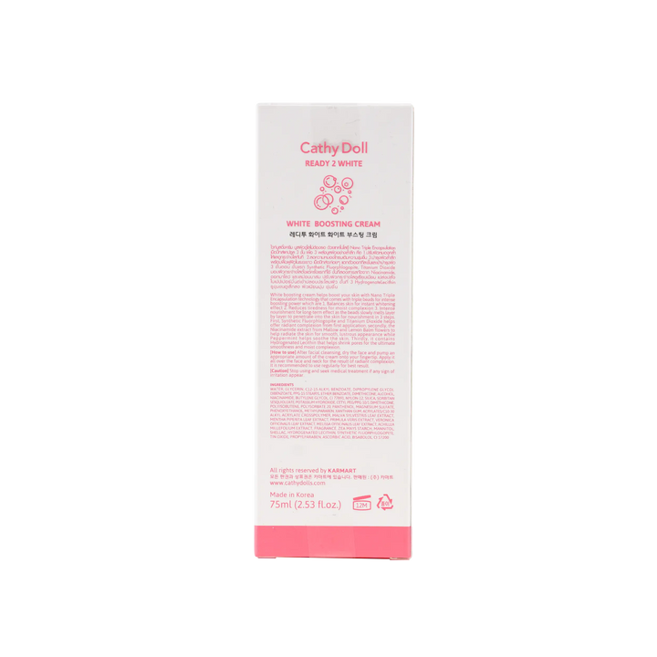 51927-Cathy Doll Ready 2 White Boosting Cream 75ml +5
