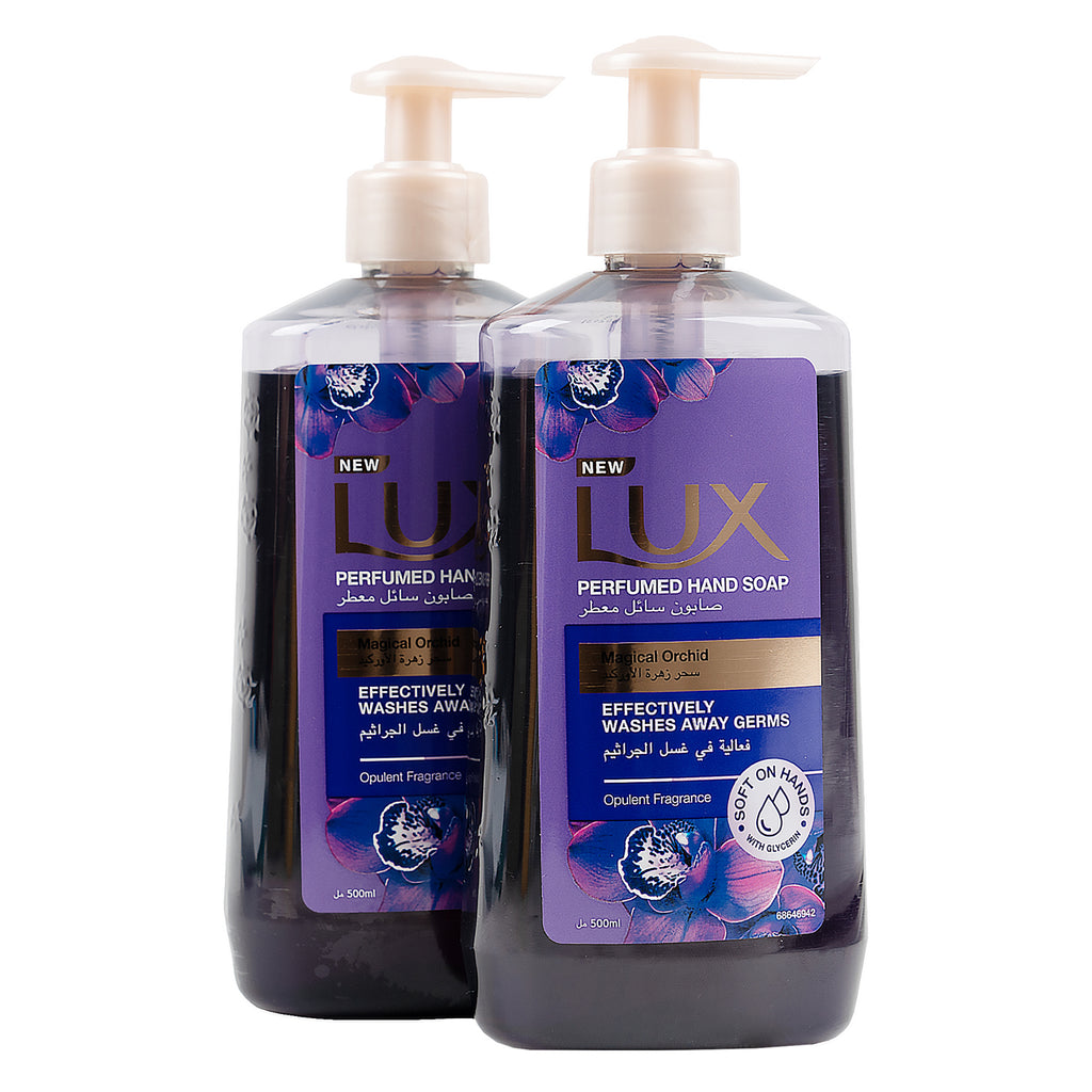 Lux Magical Orchid Perfumed Hand Soap 2X500ml 10% Off