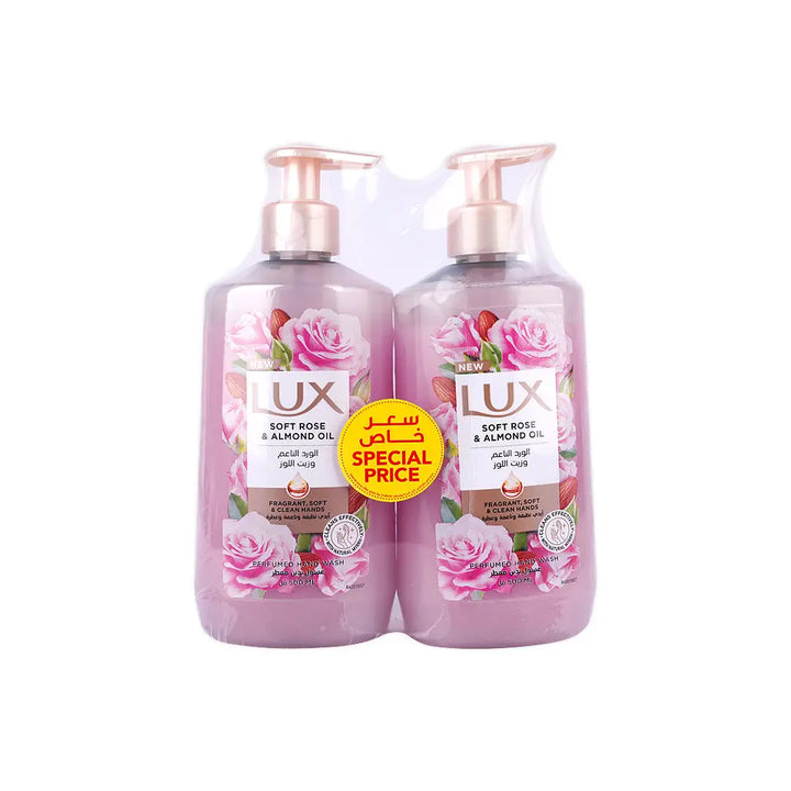 51937-Lux Soft Rose Perfumed Hand Soap 2X500ml 10% Off