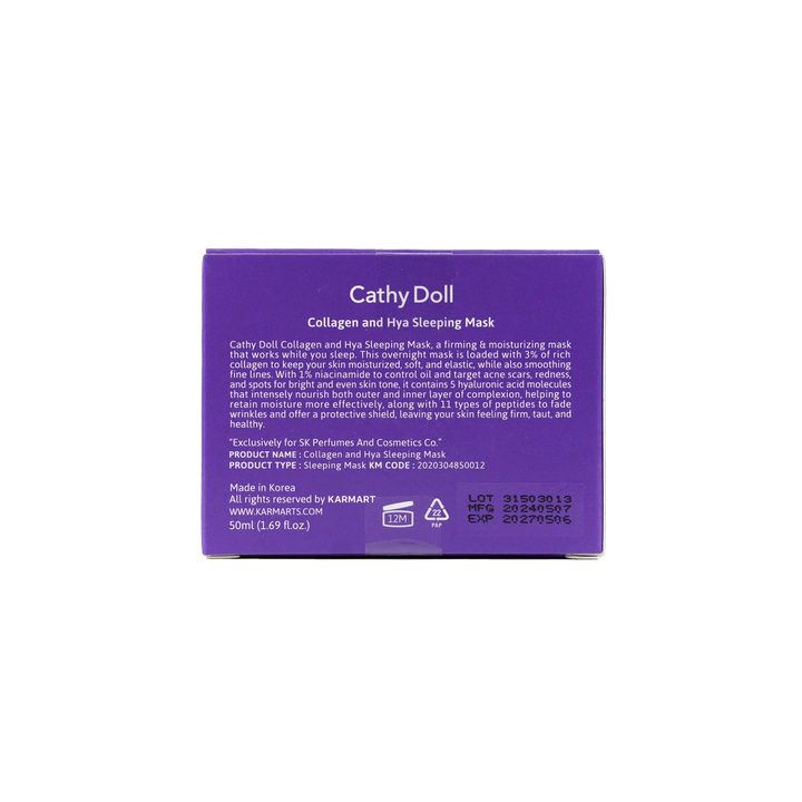 51941-Cathy Doll 3% Collagen &amp; Hya Sleeping Mask 50ml +2