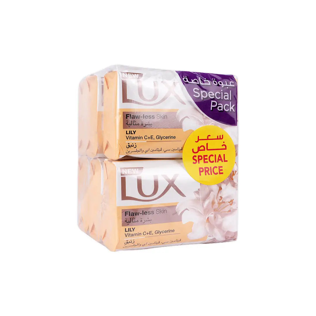 51947-Lux Flaw-Less Skin Soap 120g - lily 6Pcs +4