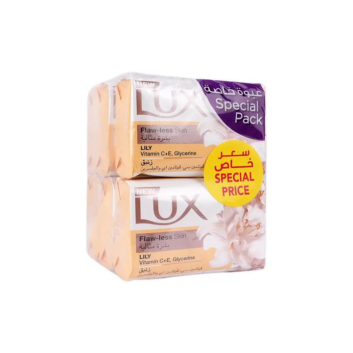 51947-Lux Flaw-Less Skin Soap 120g - lily 6Pcs +4