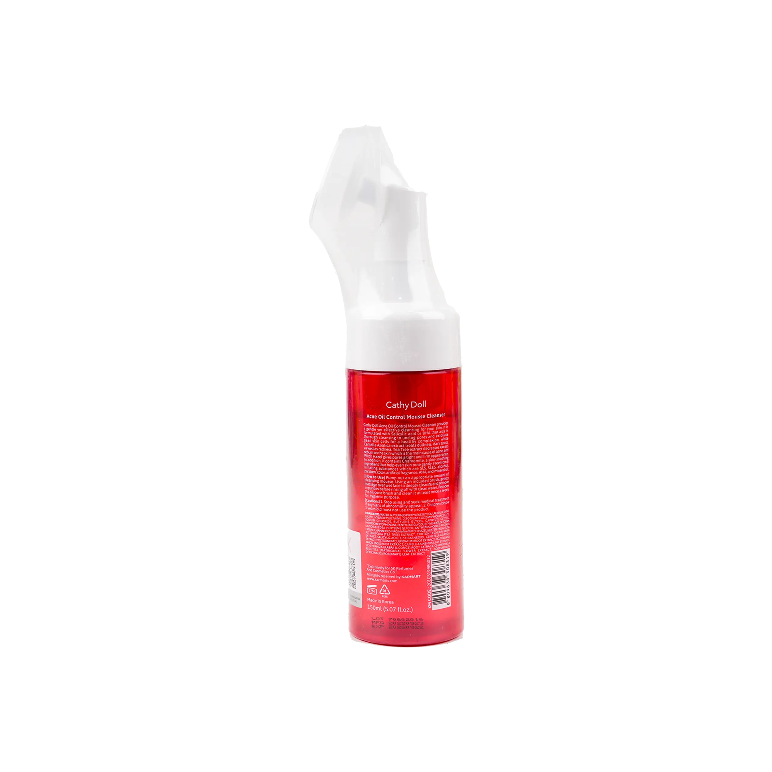 Cathy Doll Acne Oil Control Mousse Cleanser 150ml SubB16