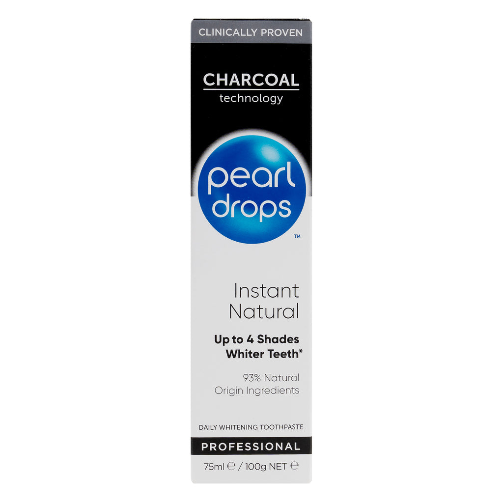 Pearl Drops Instant natural ToothPaste 75ml - Charcoal