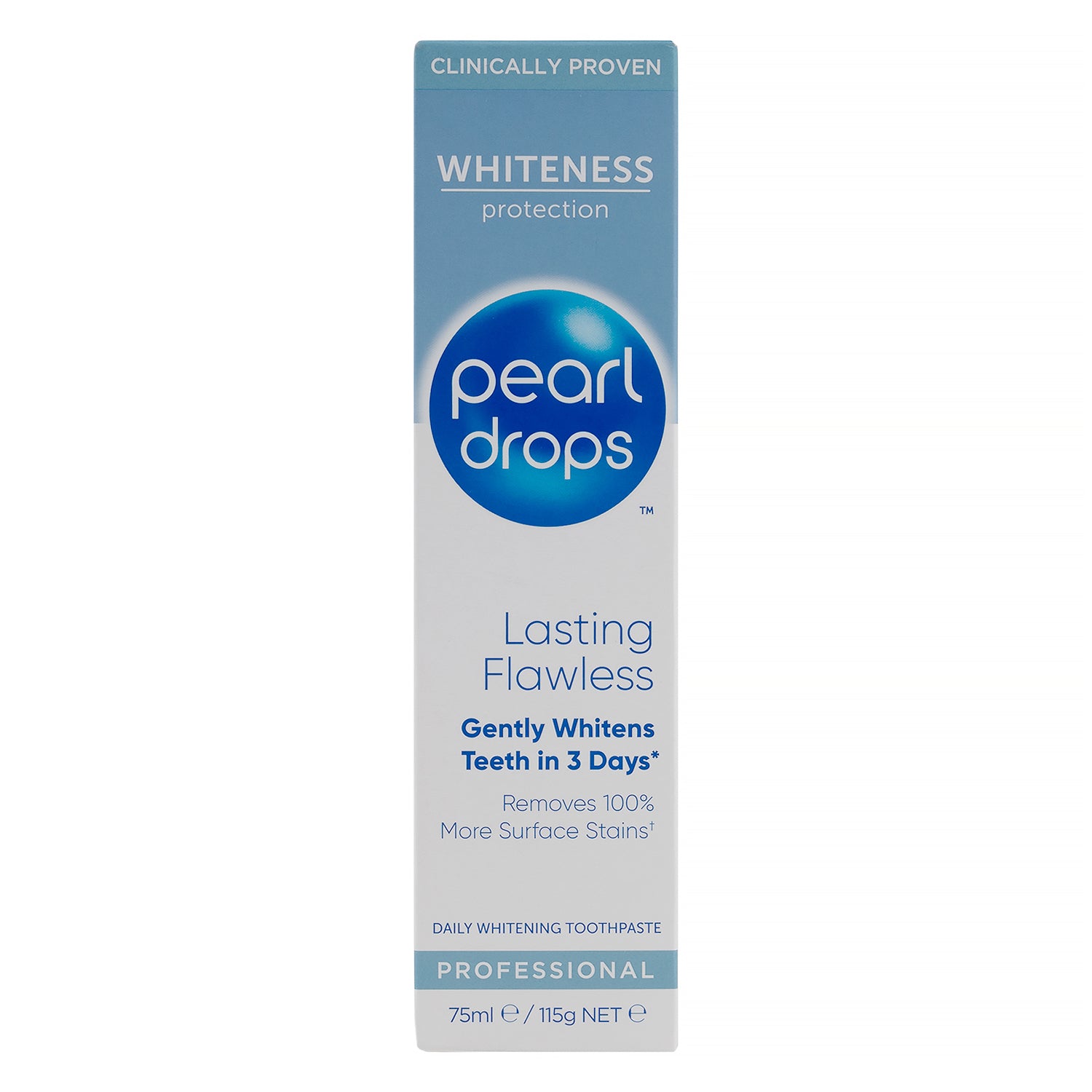 Pearl Drops Lasting Flawless ToothPaste 75ml - Whiteness