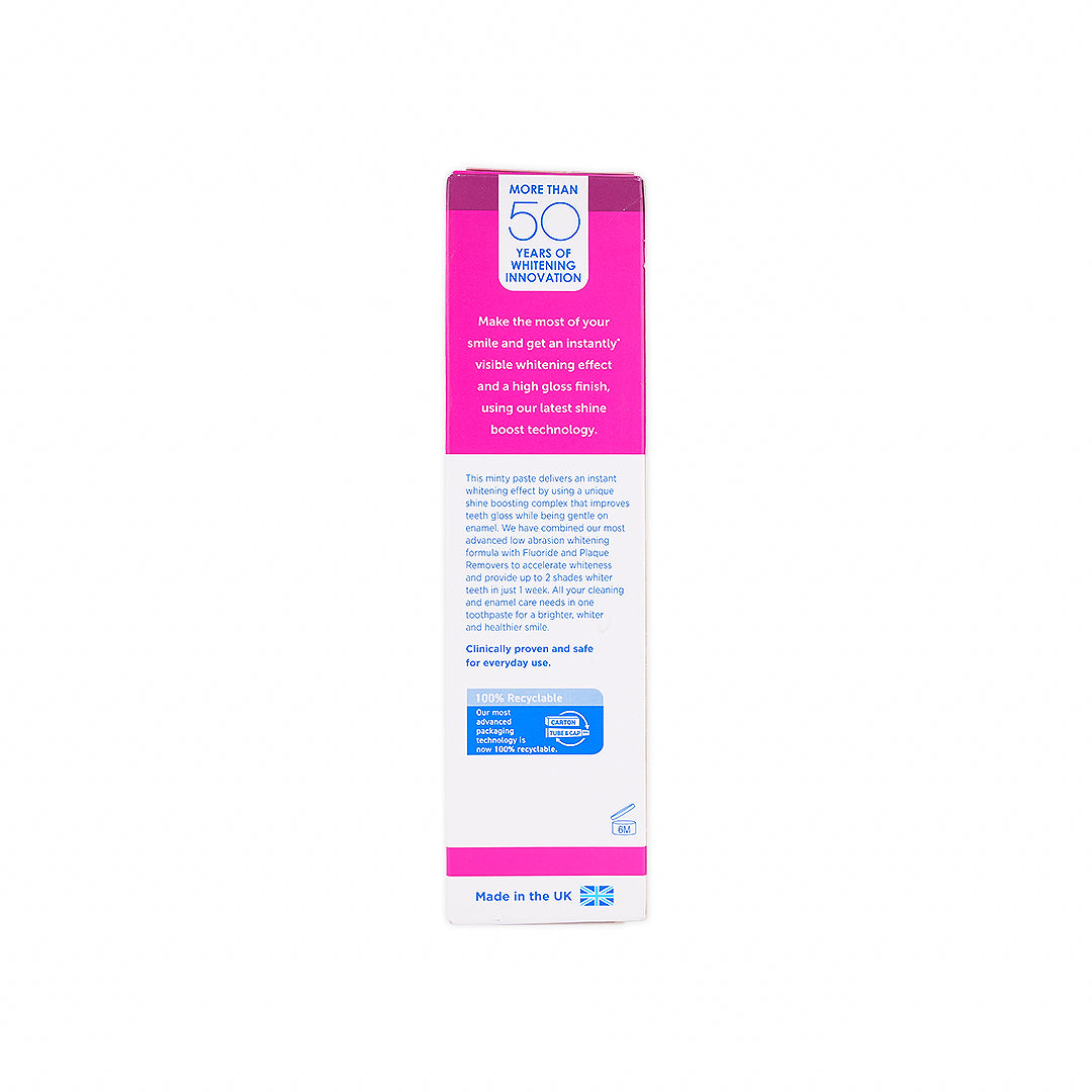 pearl drops luminous bright toothpaste 75ml shine boost