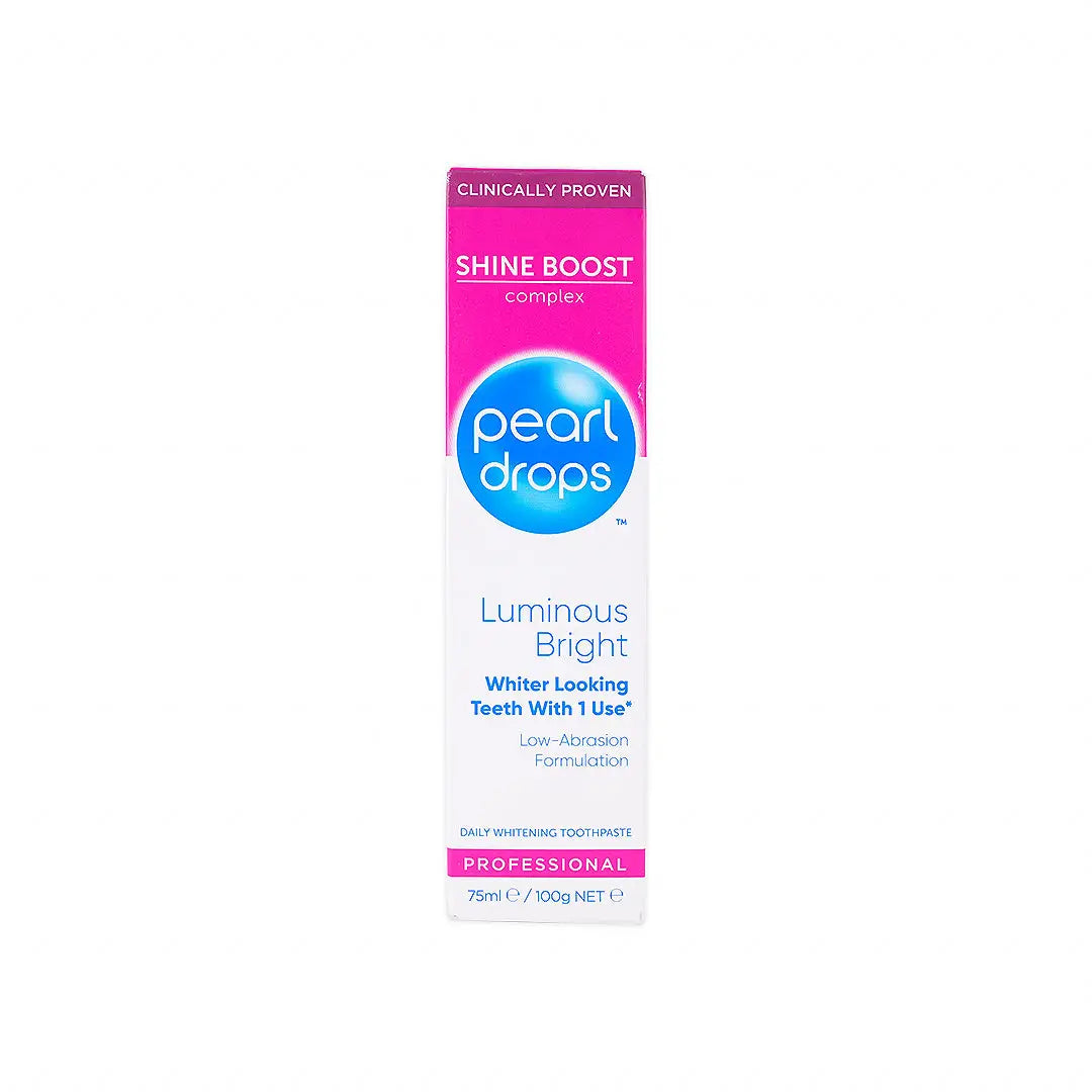 Pearl Drops Luminous Bright ToothPaste 75ml - Shine Boost