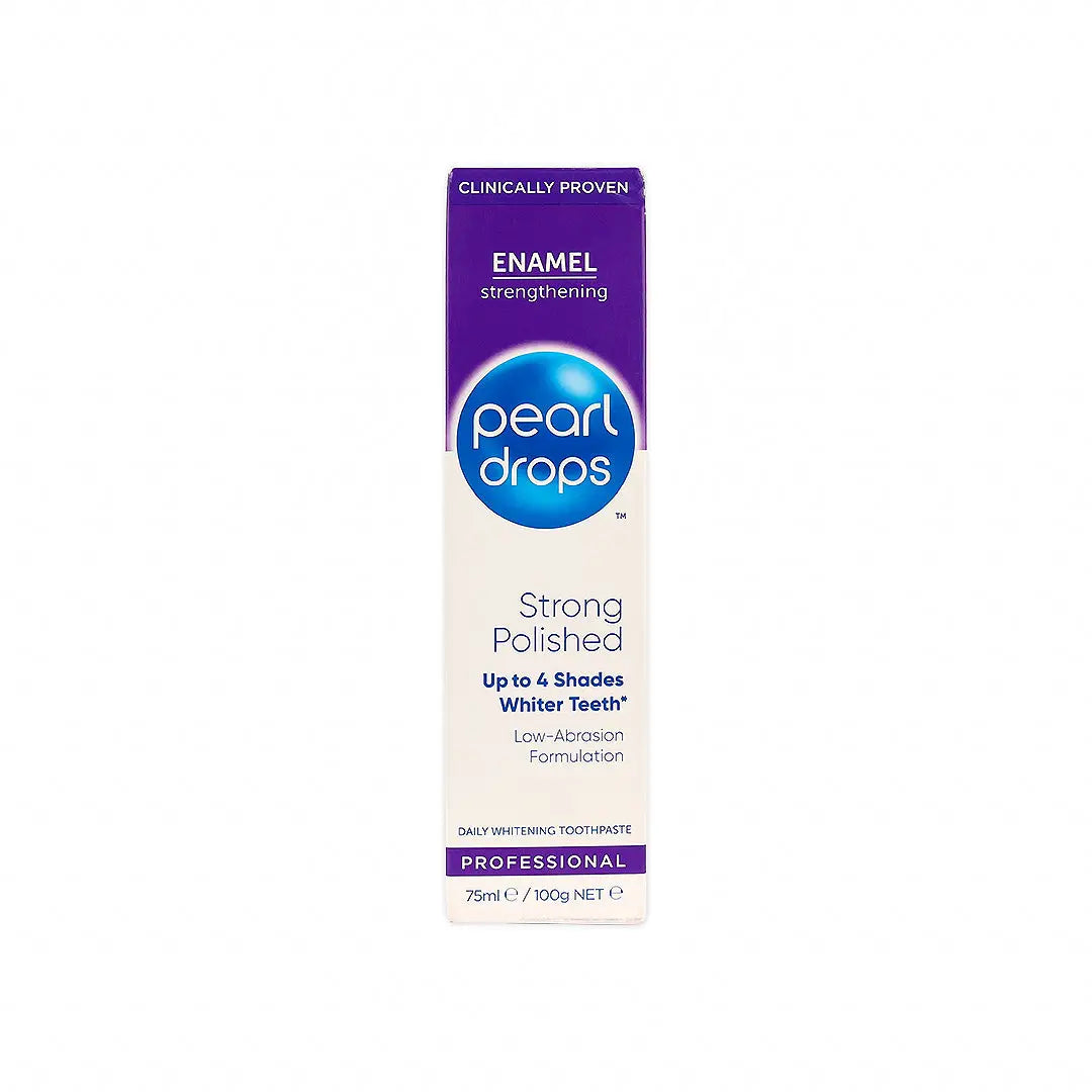 Pearl Drops Strong Polished ToothPaste 75ml - Enamel