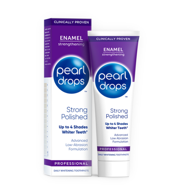 Pearl Drops Strong Polished ToothPaste 75ml - Enamel