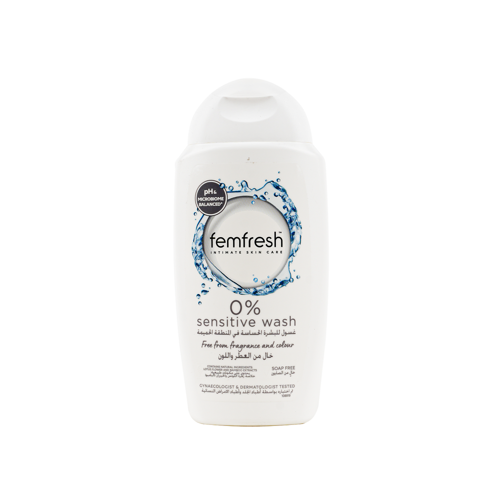 FemFresh 0% Sensitive Wash 250ml