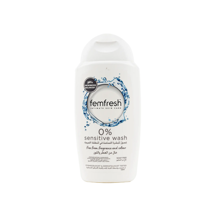 51967-FemFresh 0% Sensitive Wash 250ml