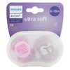 Philips Avent Ultra Soft Soother 6-18m Girl-Scf223/02 (8507)