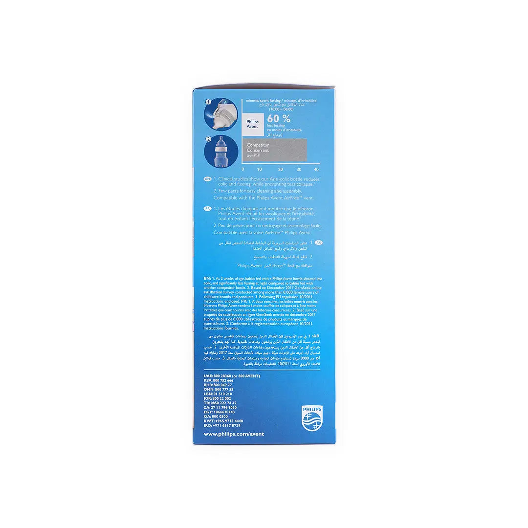 Avent Anti-Colic Baby Bottle 3m+ 330ml-F816/61(PA576)