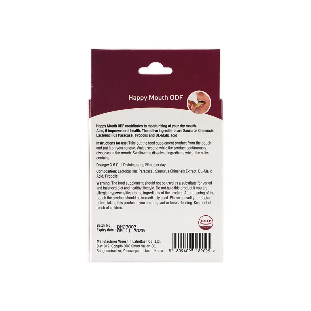 Happy Mouth Odf Dry Mouth 5pcs