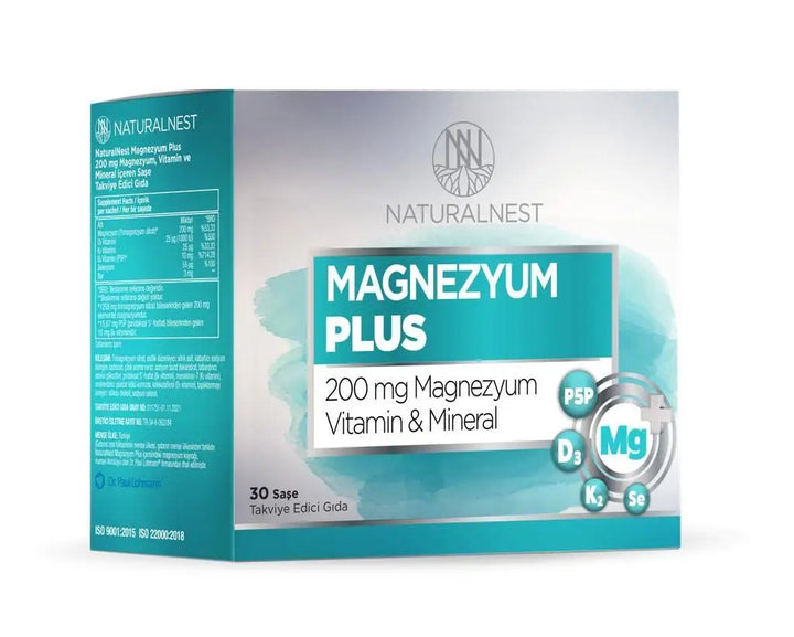 55055-Naturalnest Magnesium Plus 30 Tablets +8