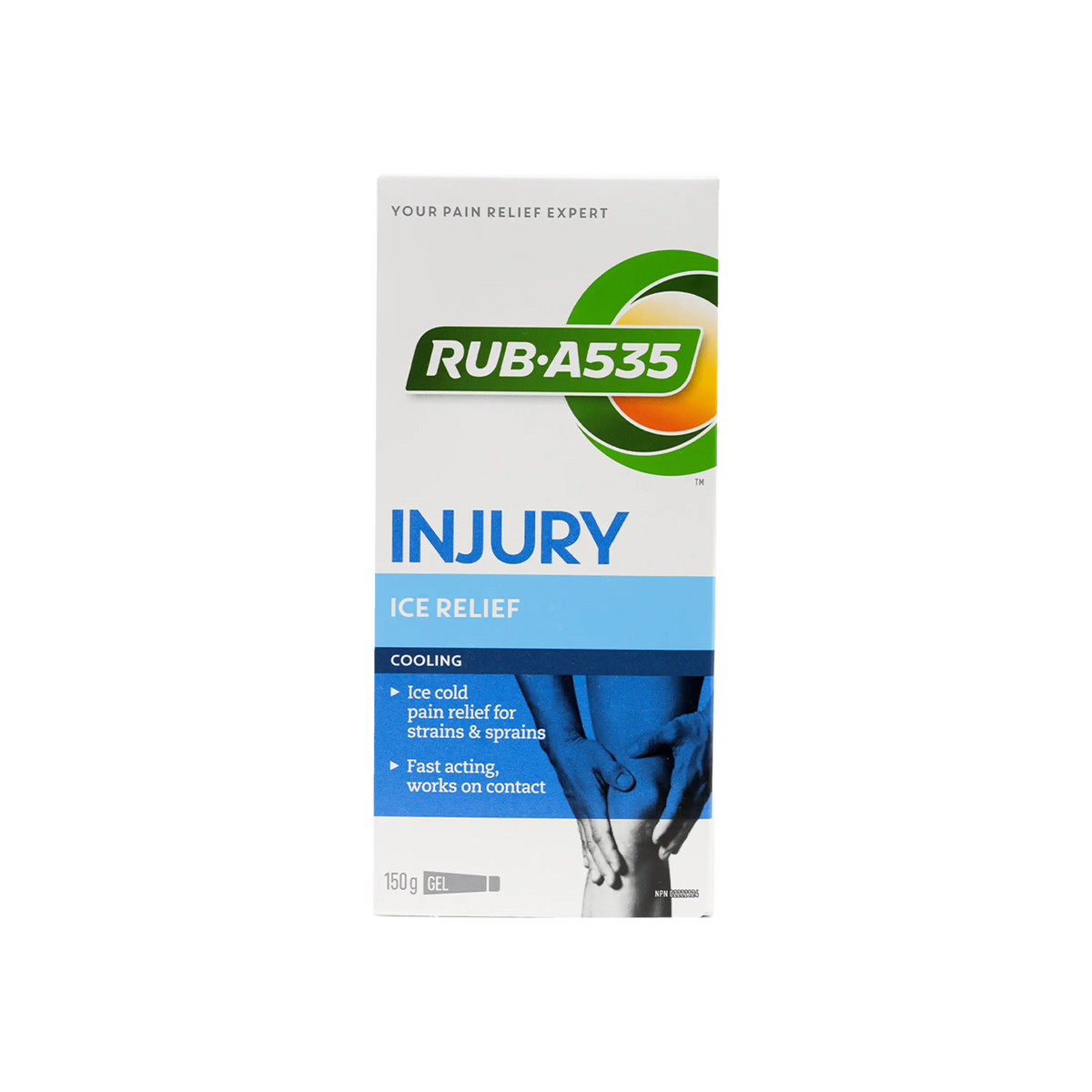 52002-Rub-A535 Injury Ice Relief Gel 150g