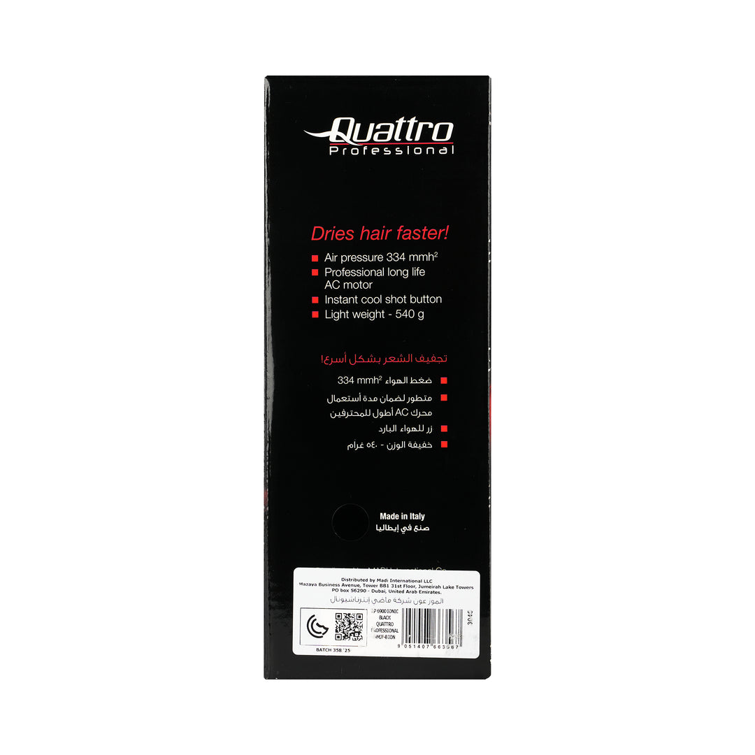 52009-Quattro Professional Hair Dryer XP.6900 - 3574 +3