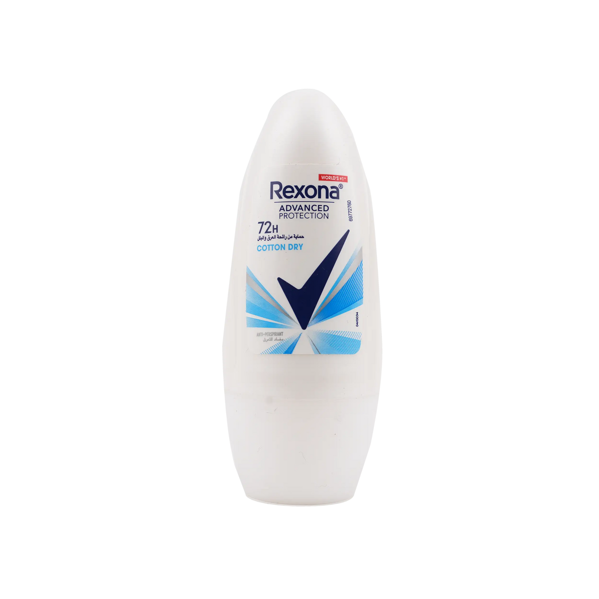 52016-Rexona Roll-On Cotton Dry 72h 50ml