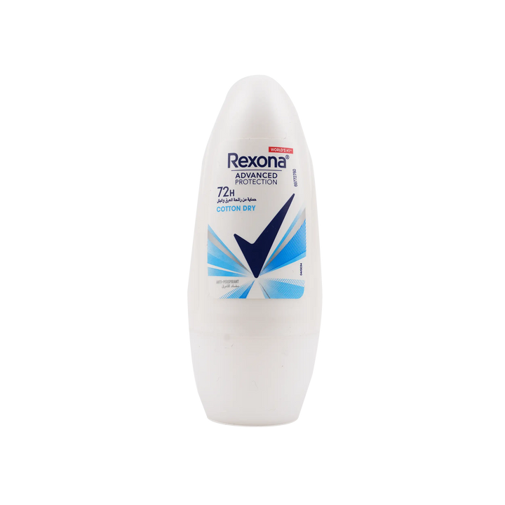 52016-Rexona Roll-On Cotton Dry 72h 50ml